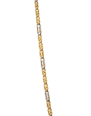 CADENA BICOLOR 18KT 60CM                                                                            