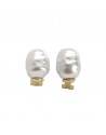 Pendientes perla barroca omega Real Beauty