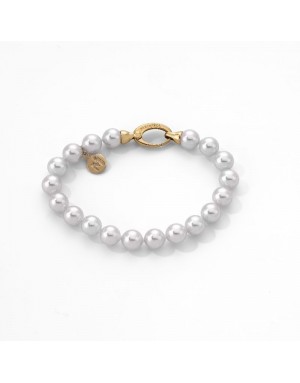 Pulsera 19/8 romántico de perlas standard