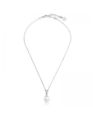 Tu y yo colgante con circonitas de plata rodiada