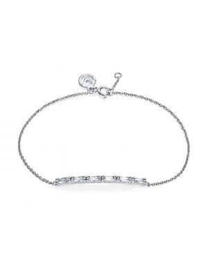 PULSERA PLATA Y CIRCONITAS SRA JEWELS