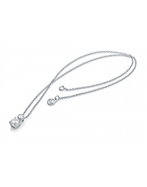 COLLAR PLATA Y CIRCONITAS 12 MM SRA JEW