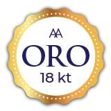 Producto hecho en oro de 18 kilates